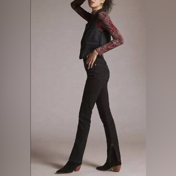 Pilcro • Anthropologie • High Rise Split Hem Jeans - Picture 2 of 16